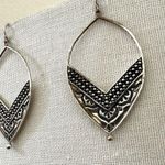 Silpada Siplada Sterling silver etched earrings Photo 1