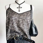 DKNY  Cami Top, Y2K, Minimalist, 90s Vintage,‎ Quiet Luxury, Large, Officecore Photo 0