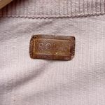 POL Women's Trucker Jacket Size Large Corduroy Sweater Knit Sleeve Boho Pink L Photo 7