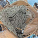 Coach Brown Leather 9544 Tote Styled Satchel Purse Photo 2