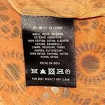 Moulinette Soeurs Anthropologie Tuberose Lace Orange crochet side zip flowy skir Photo 4