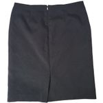 Anne Klein Black Patterned Pencil Skirt Size 2 Photo 1