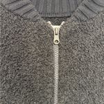 Aerie Full Zip Sherpa Cardigan Comfy Cozy Lounge Black Size XS Photo 2