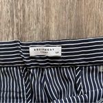 Equipment NWT  100% silk Soren pants blue and white vertical pinstripe Photo 6