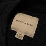 American Eagle  blue and white teddy sherpa sweater Photo 3