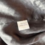 Parker Silk Black Embellished Mini Wrap Dress Photo 2