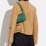 Coach Originals swinger 20 Leather Clutch Shoulder Bag ~NWT~ Bright Green C2643 Photo 4