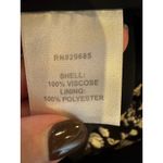 Pendleton Dress Women 6 Black Ivory Floral Print Fit And Flare Midi Preppy Boho Photo 9