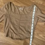 Hollister  Cropped Long Sleeve Baby Tee Size XS Photo 2
