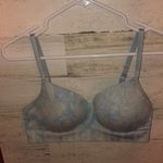 PINK - Victoria's Secret Victoria’s Secret PINK tie dye bra blue and white comfy bra size large Photo 1