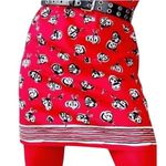 Talbots Vintage Red Stretch Cotton Pencil Skirt Ladybug Pattern EUC Size 2 Photo 0