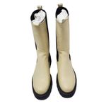 Kurt Geiger London STINT Cream Platform Tall Chelsea Knee Boots Size EUR 42 Photo 4