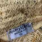 Luth Garde Boho Drape Shawl Wrap Textured Open Front Artisanal Scarf Vest Green Size undefined Photo 4