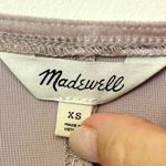 Madewell NEW Pink Velvet Balloon-Sleeved Dress size XS NWT Photo 4