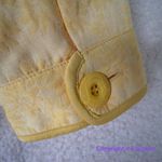 Bandolino blazer yellow floral jacquard, women size 12 Photo 11