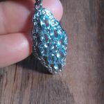 Sky Blue Topaz Stainless Steel Necklace Photo 7
