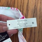 California Waves  Hipster Bikini Bottoms White Floral size L NWT Photo 3