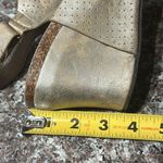 Pierre Dumas Gold Platform Wedges Photo 10