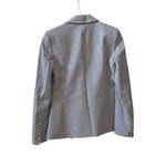 Veronica Beard  Miller Seersucker Striped Dickey Jacket Blue/White Sz 4 Photo 5