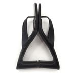 Cink Me Faux Vegan Leather Heeled Sandals Black Thong Size 39 US 6 Photo 5