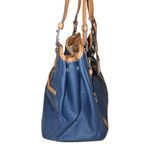 Nine West Stylish Blue and Tan Handbag Photo 1