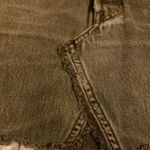 RE/DONE Black Denim Raw Hem Mini Skirt Photo 1