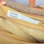 Vintage Hartman leather tweed damask travel rolling luggage suitcase garment bag Gray Photo 11