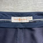 Tory Burch Wool Blend High Rise Crepe Navy Blue Pants Size 18 Photo 1