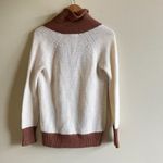 J.Crew ColorBlock Beach Sweater Wool Mohair Womens Size S Cardigan Shawl Collar Photo 6