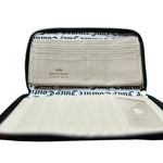 Juicy Couture  Women's‎ Black Floral Leather Wristlet Wallet Photo 7