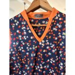 Callaway  Women’s Golf Dress XL Navy Floral Sleeveless V-Neck Athletic Activewear Photo 1