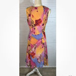 Chelsea & Violet  silk colorful dress size M Photo 3