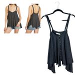 Free People  We the Free Dream Weaver Boho Oversized Flowy Tank Grey Size XS Photo 1