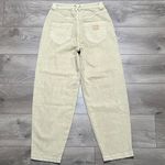 Seventy + Mochi Mia Barrel Leg Jean Super High Rise Desert Sand Tan Size 26 Photo 4