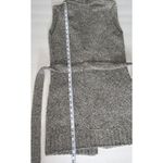 Athleta Wool Blend Sweater Vest Sz XXS Gray Belted Cardigan Sleeveless Collared Photo 10