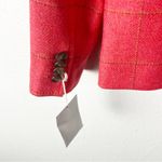 Lands' End LANDS’ END 100% Wool Plaid Lined Long Sleeves Double Button Blazer, Size 8P Photo 10