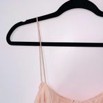 Free People Cascades Light Pink Ruffle Tank Top Photo 4