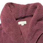 Koolaburra by Ugg  Sherpa Fleece Shawl Collar Women's Cardigan XXL Wine Burgundy Photo 1