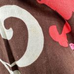 Vera Bradley Brown Floral Cotton Long Sleeve Pocket Button-Up Shirt Size Small Photo 3