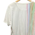 Anthropologie Rainbow Stripes Graphic Tee Size Large Photo 8