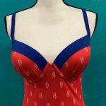 New with tags boden tankini swimsuit tank top in size 34DD Red Photo 1