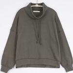 XIRENA Chase Funnel Neck Sweatshirt in Olive Stone size Medium Green Photo 0