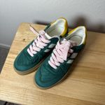 Steve Madden NWOT Madden Girl Women’s Goalie Lace Up Platform Sneaker Green Multi Size 7.5 Photo 3