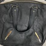 Vince Camuto Black Shoulder Bag with Gold Accents Photo 1