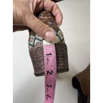 Roper Sedona Ankle Boots Womens 6.5 Brown Faux Leather Aztec Print Western Boho Photo 8