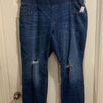 Old Navy boyfriend cropped jeans size 24 plus long Photo 0
