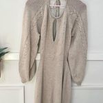 Joslin Studio Aurora Knit Long Sleeve Maxi Dress Flax Size M Tan Size M Photo 1