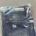 Dollhouse  Jeans Womens 7 30 Blue Distressed Ripped Bootcut Medium Wash Mid Rise Photo 6