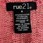 Rue 21 Mini Dress Womens S Pink Crochet Knit Sleeveless Beachy Festival Boho Y2K Photo 3