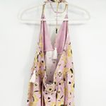 Loft NWT  Beach Womens Beachy Floral Sunflower Print Halter Maxi Dress Size XL Photo 7